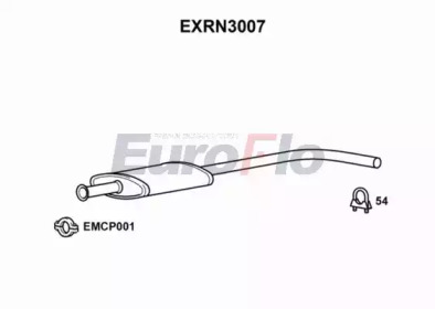 Средний глушитель выхлопных газов EuroFlo EXRN3007