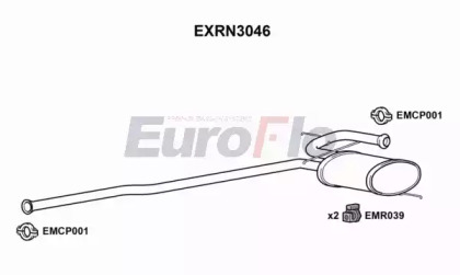 Средний глушитель выхлопных газов EuroFlo EXRN3046