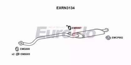 Средний глушитель выхлопных газов EuroFlo EXRN3134