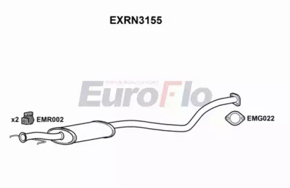 Амортизатор EuroFlo EXRN3155