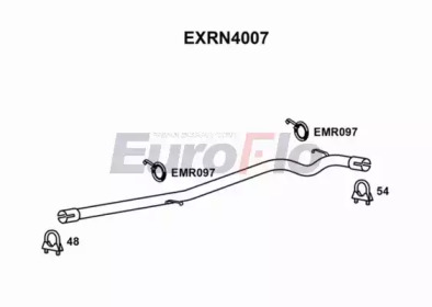 Труба выхлопного газа EuroFlo EXRN4007