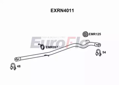 Труба выхлопного газа EuroFlo EXRN4011