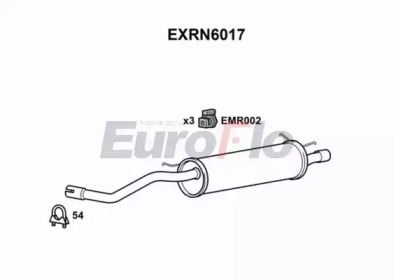 Амортизатор EuroFlo EXRN6017