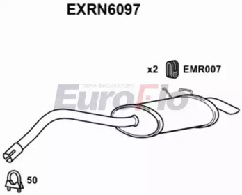 Амортизатор EuroFlo EXRN6097