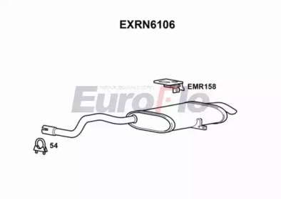 Амортизатор EuroFlo EXRN6106