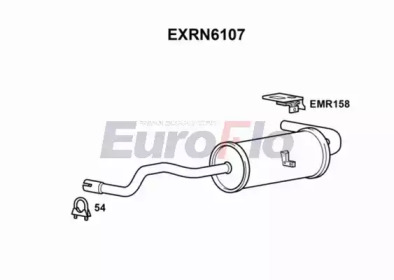 Амортизатор EuroFlo EXRN6107