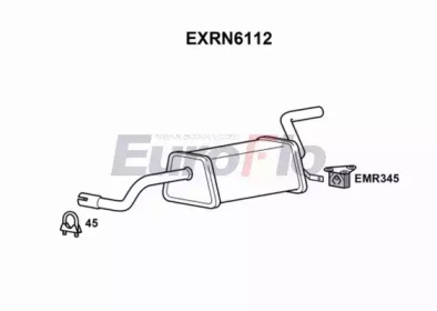 Амортизатор EuroFlo EXRN6112