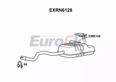 Амортизатор EuroFlo EXRN6128