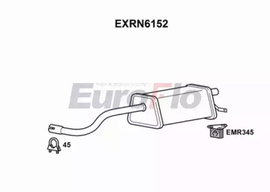 Амортизатор EuroFlo EXRN6152