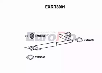 Средний глушитель выхлопных газов EuroFlo EXRR3001