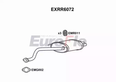 Амортизатор EuroFlo EXRR6072