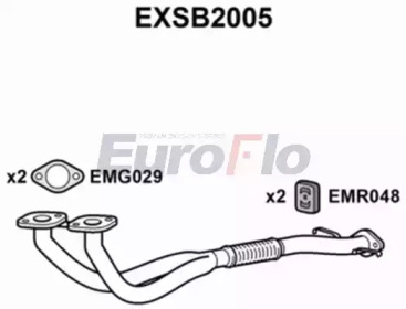 Труба выхлопного газа EuroFlo EXSB2005