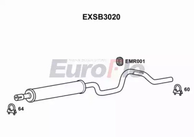 Амортизатор EuroFlo EXSB3020