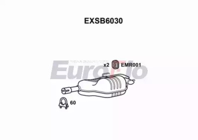 Амортизатор EuroFlo EXSB6030