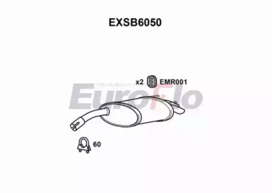 Амортизатор EuroFlo EXSB6050