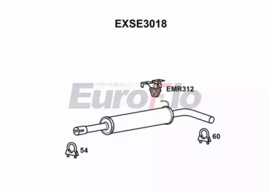 Амортизатор EuroFlo EXSE3018