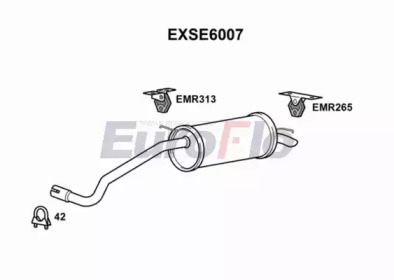 Амортизатор EuroFlo EXSE6007