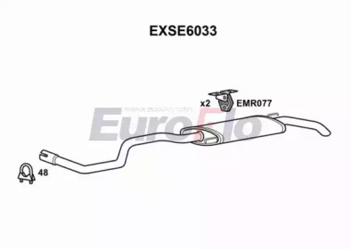 Амортизатор EuroFlo EXSE6033