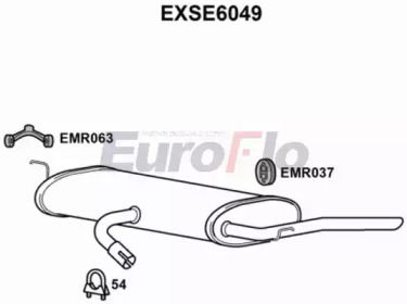 Амортизатор EuroFlo EXSE6049