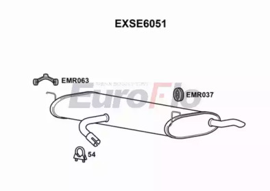 Амортизатор EuroFlo EXSE6051