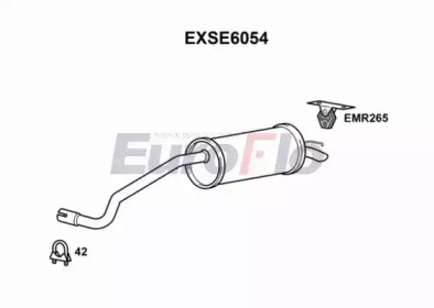 Амортизатор EuroFlo EXSE6054