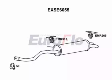 Амортизатор EuroFlo EXSE6055