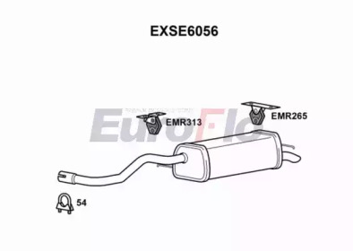 Амортизатор EuroFlo EXSE6056