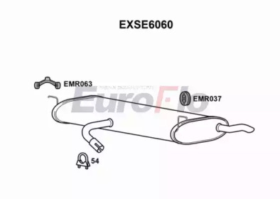 Амортизатор EuroFlo EXSE6060