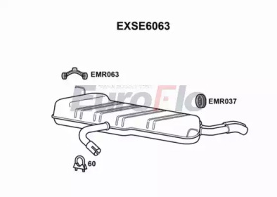 Амортизатор EuroFlo EXSE6063