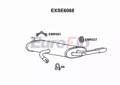 Амортизатор EuroFlo EXSE6068