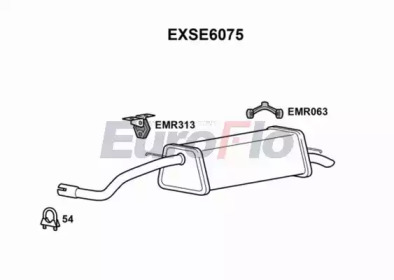 Амортизатор EuroFlo EXSE6075