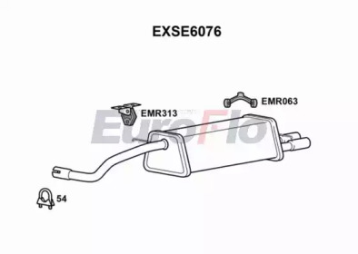 Амортизатор EuroFlo EXSE6076