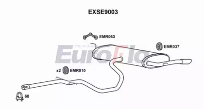 Амортизатор EuroFlo EXSE9003