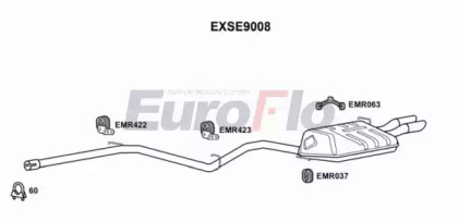 Амортизатор EuroFlo EXSE9008