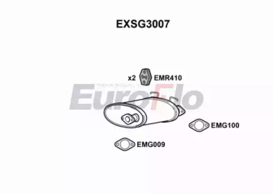 Амортизатор EuroFlo EXSG3007