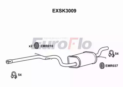 Амортизатор EuroFlo EXSK3009