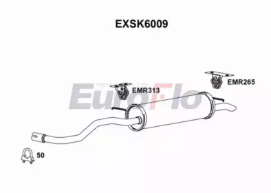 Амортизатор EuroFlo EXSK6009