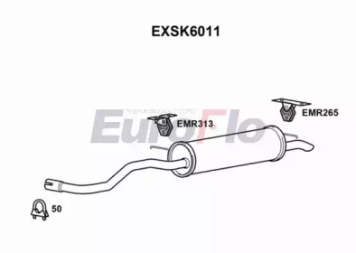 Амортизатор EuroFlo EXSK6011