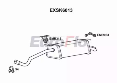 Амортизатор EuroFlo EXSK6013