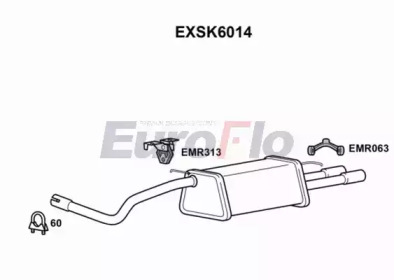 Амортизатор EuroFlo EXSK6014