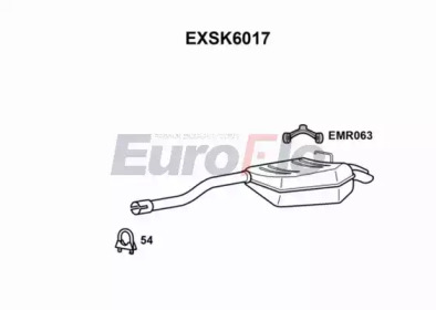 Амортизатор EuroFlo EXSK6017