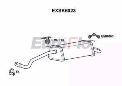 Амортизатор EuroFlo EXSK6023