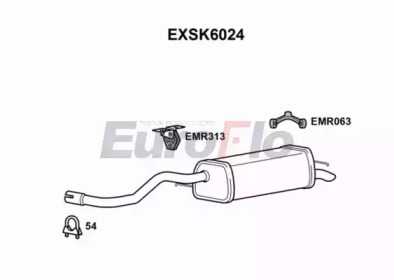 Амортизатор EuroFlo EXSK6024