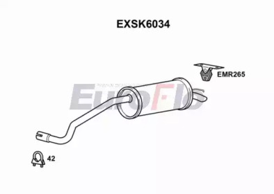 Амортизатор EuroFlo EXSK6034