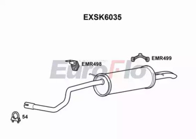 Амортизатор EuroFlo EXSK6035