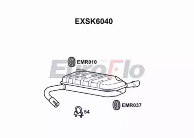 Амортизатор EuroFlo EXSK6040