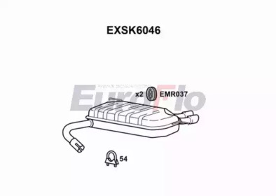 Амортизатор EuroFlo EXSK6046