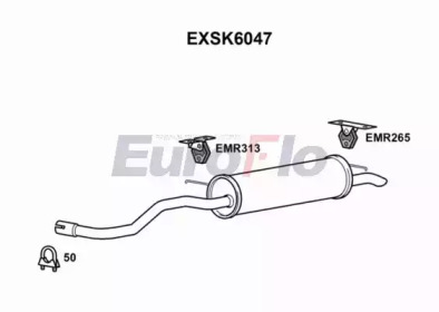 Амортизатор EuroFlo EXSK6047