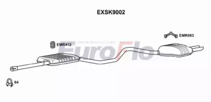 Амортизатор EuroFlo EXSK9002