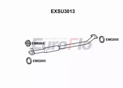 Средний глушитель выхлопных газов EuroFlo EXSU3013